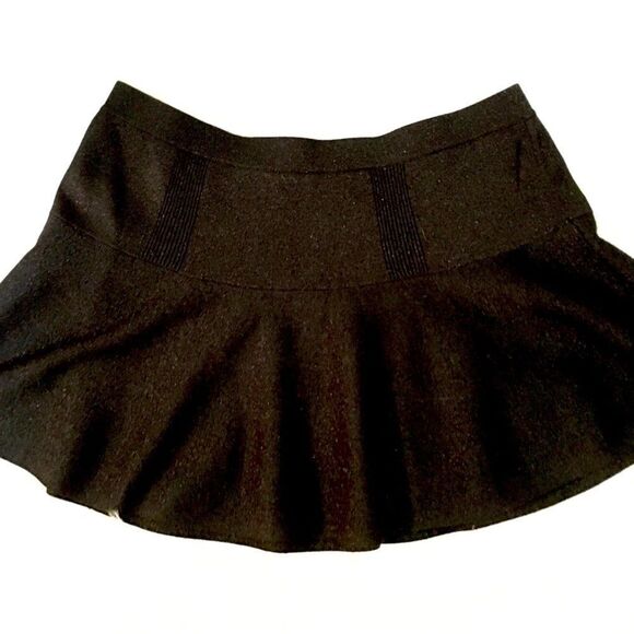 Plus size Black silver sparkle skater/Circle skirt - Picture 3 of 5
